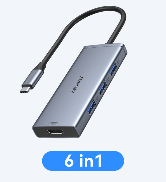 Docking Station for MacBook Pro Air USB C Hub Dual Monitor with 2 HDMI Port, Laptop Adapter Dongle Multiport Display to 2HDMI+100W PD+3 USB for M1 M2 M3 2018-2023 13-16 in MacBook/Mac/iMac Dell/Hp